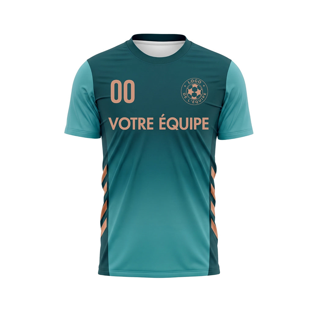 Bleu Foncé Minimaliste Maillot de Football Personnalisé