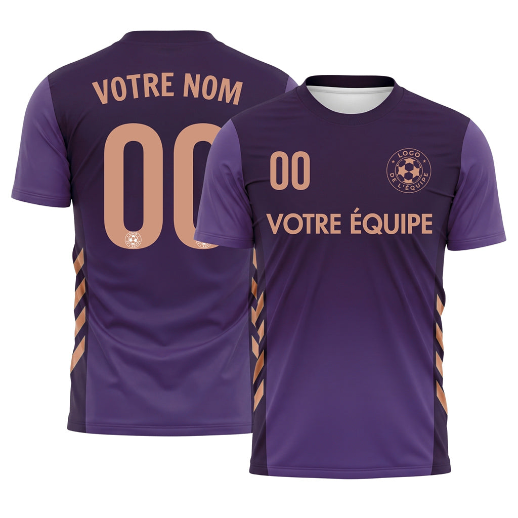 Bleu-Vert Géométrique Motif Maillot de Football Personnalisé
