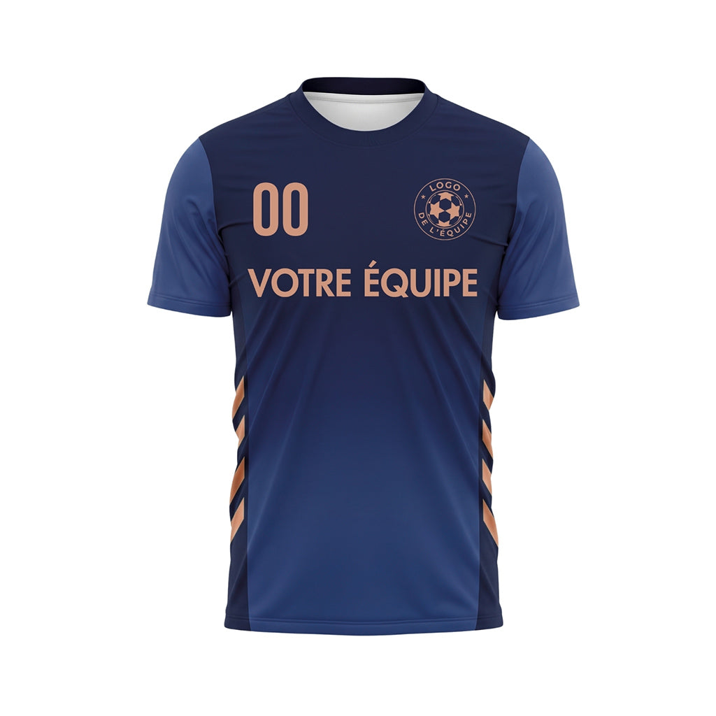 Violet Minimaliste Maillot de Football Personnalisé