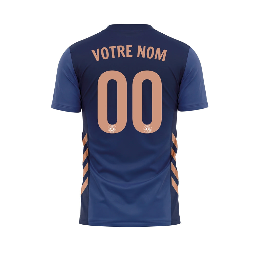 Violet Minimaliste Maillot de Football Personnalisé
