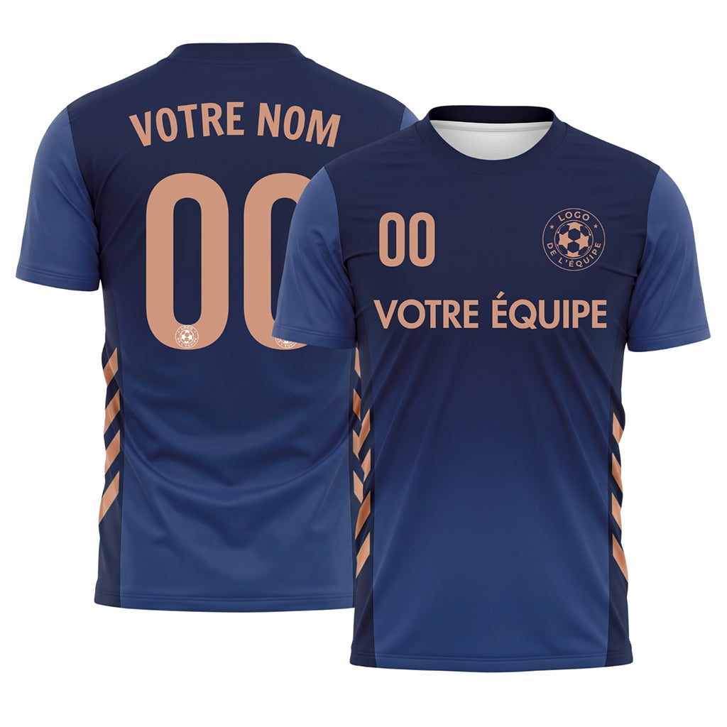 Violet Minimaliste Maillot de Football Personnalisé